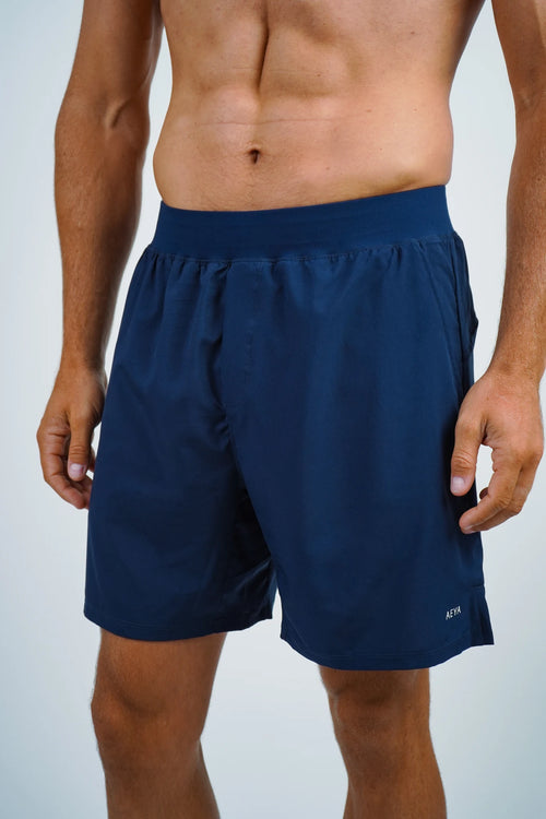 Men's Padel Shorts - AEYA Navy
