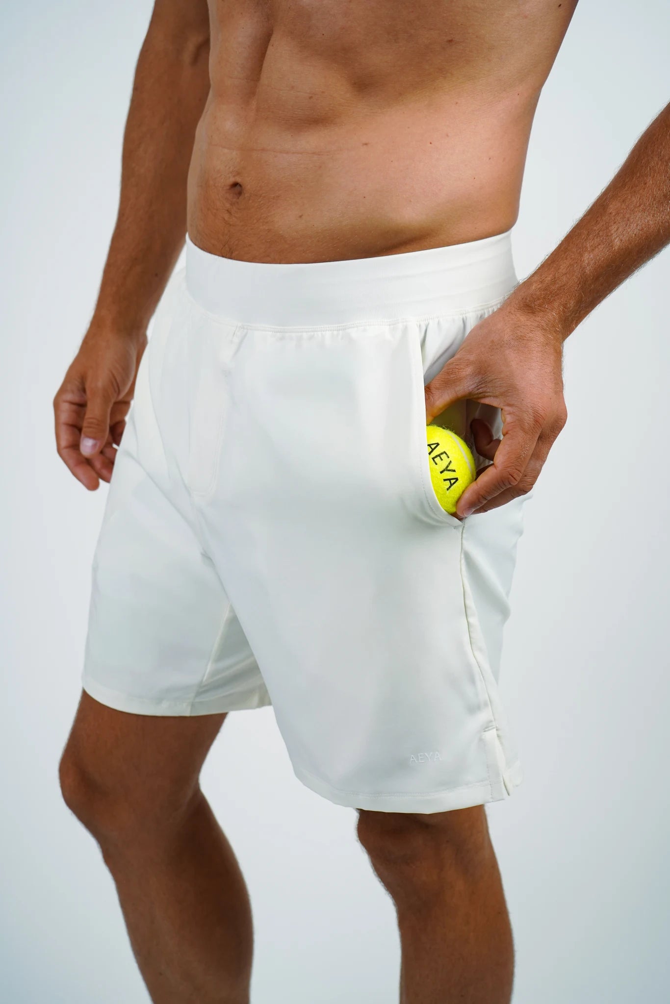 Men's Padel Shorts - Cloud Dancer