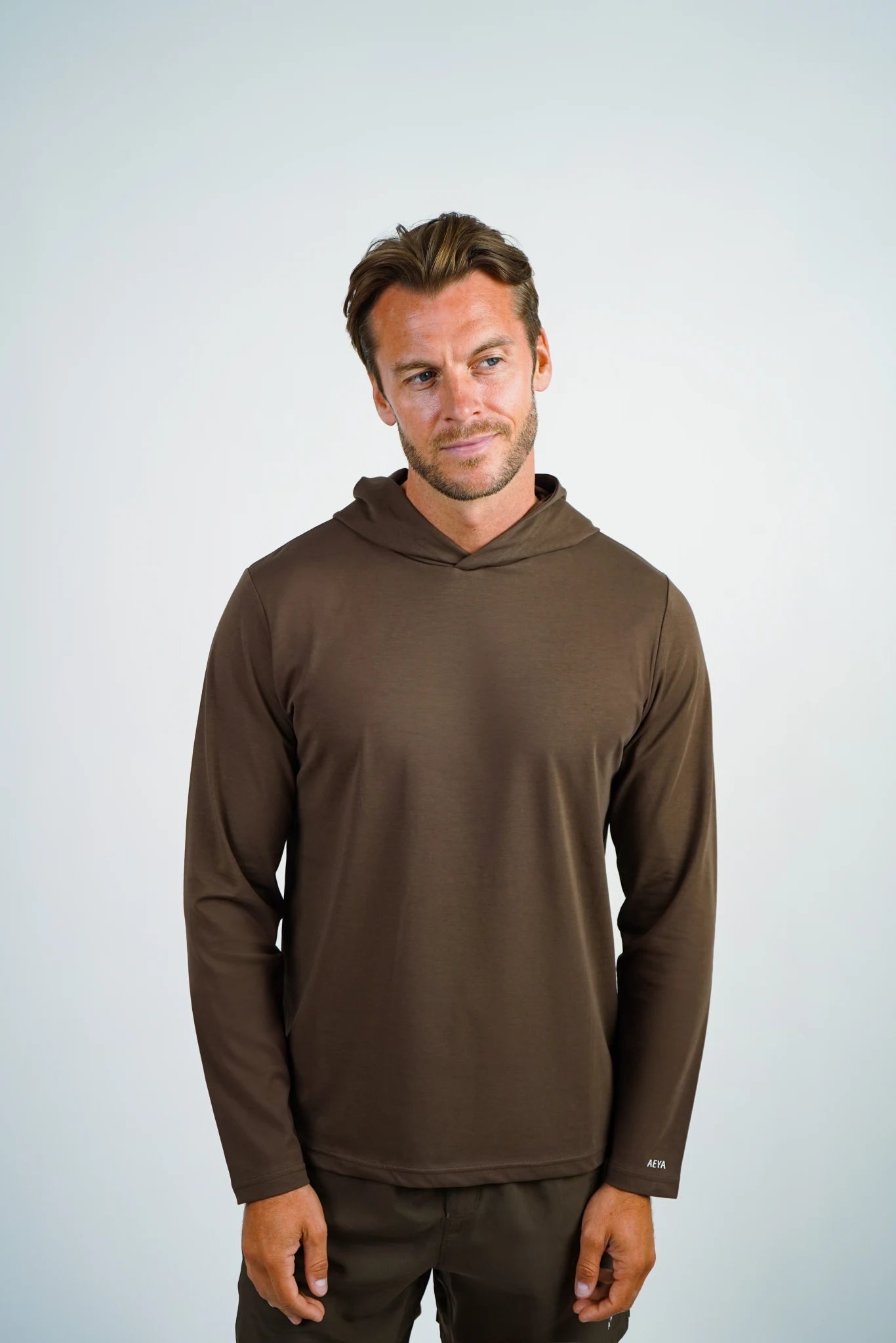 Men's Padel Hoodie - Espresso