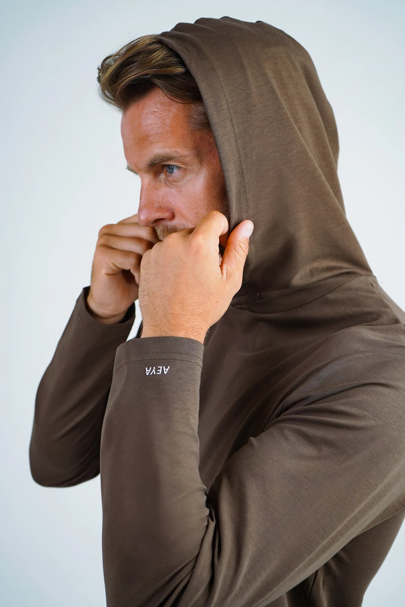 Men's Padel Hoodie - Espresso