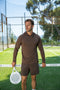 Men's Padel Hoodie - Espresso