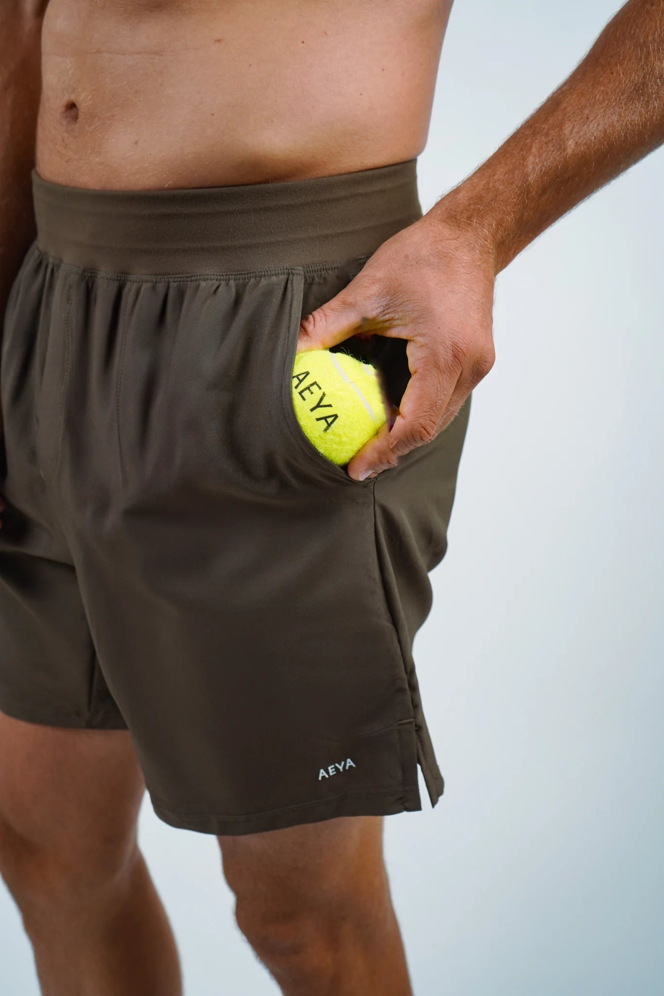 Men's Padel Shorts - Espresso